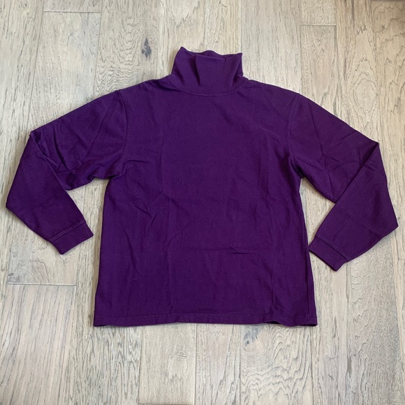 L.L. Bean Other - Vintage L.L. Bean Purple Turtleneck Pullover Size Small
